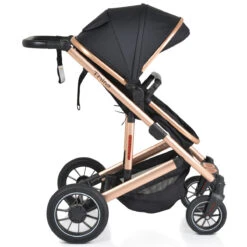 Cangaroo Thira Black 3-in-1 Combi Kinderwagen Incl. Autostoel -babybenodigdheden cangaroo thira black 3 in 1 combi kinderwagen 12