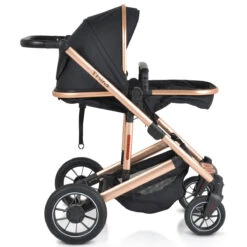 Cangaroo Thira Black 3-in-1 Combi Kinderwagen Incl. Autostoel -babybenodigdheden cangaroo thira black 3 in 1 combi kinderwagen 17