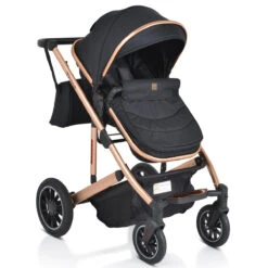 Cangaroo Thira Black 3-in-1 Combi Kinderwagen Incl. Autostoel -babybenodigdheden cangaroo thira black 3 in 1 combi kinderwagen 7