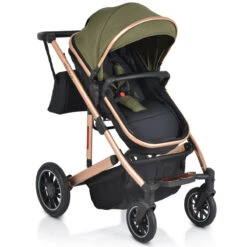 Cangaroo Thira Green 3-in-1 Combi Kinderwagen Incl. Autostoel -babybenodigdheden cangaroo thira green 3 in 1 combi kinderwagen 8
