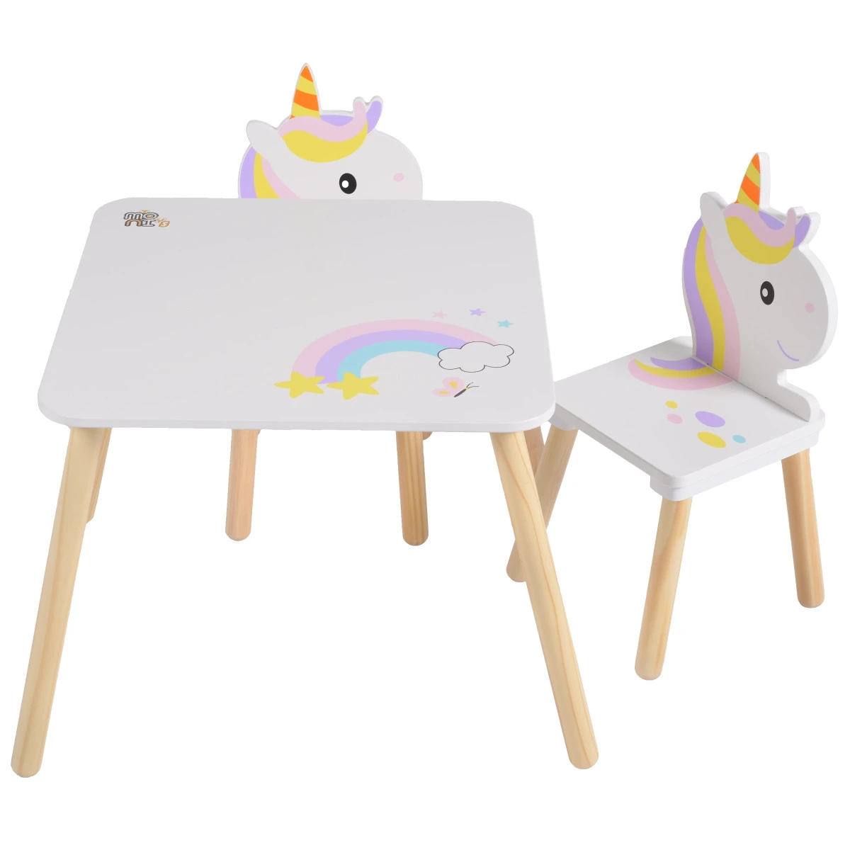 Cangaroo Unicorn Tafel met Stoeltjes Cangaroo Unicorn Tafel Met Stoeltjes -babybenodigdheden cangaroo unicorn tafel met stoeltjes 1