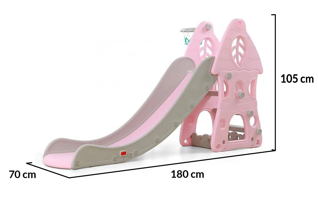 Cangaroo Zimbo Pink Glijbaan 107042 Cangaroo Zimbo Pink Glijbaan 107042 -babybenodigdheden cangaroo zimbo pink glijbaan 107042 2