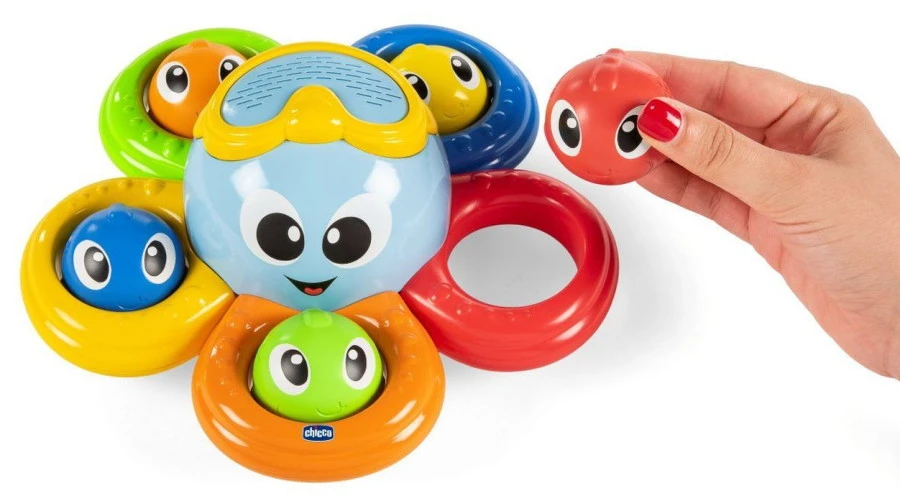 Chicco Billy de Inktvis Badspeelgoed C100370 Chicco Billy De Inktvis Badspeelgoed C100370 -babybenodigdheden chicco billy de octopus badspeelgoed c100370 2