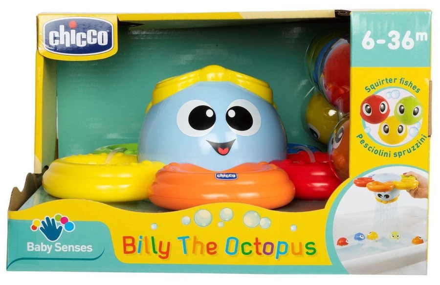 Chicco Billy de Inktvis Badspeelgoed C100370 Chicco Billy De Inktvis Badspeelgoed C100370 -babybenodigdheden chicco billy de octopus badspeelgoed c100370 6
