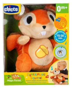Chicco Eekhoorn Music & Light Knuffel C100630 -babybenodigdheden chicco eekhoorn music light knuffel c100630 5