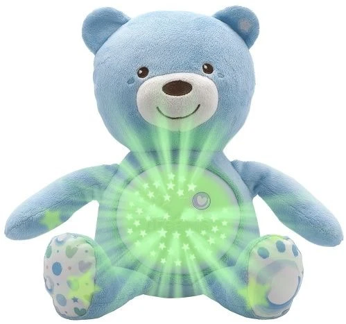 Chicco First Dreams Baby Bear Blauw Babyprojector En Knuffelbeer C08015.20 -babybenodigdheden chicco first dreams blauw baby bear projector knuffelbeer 4 4