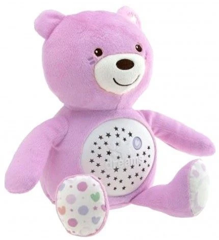 Chicco First Dreams Baby Bear Roze Babyprojector en Knuffelbeer C08015.10 Chicco First Dreams Baby Bear Roze Babyprojector En Knuffelbeer C08015.10 -babybenodigdheden chicco first dreams roze baby bear projector knuffelbeer 4 4