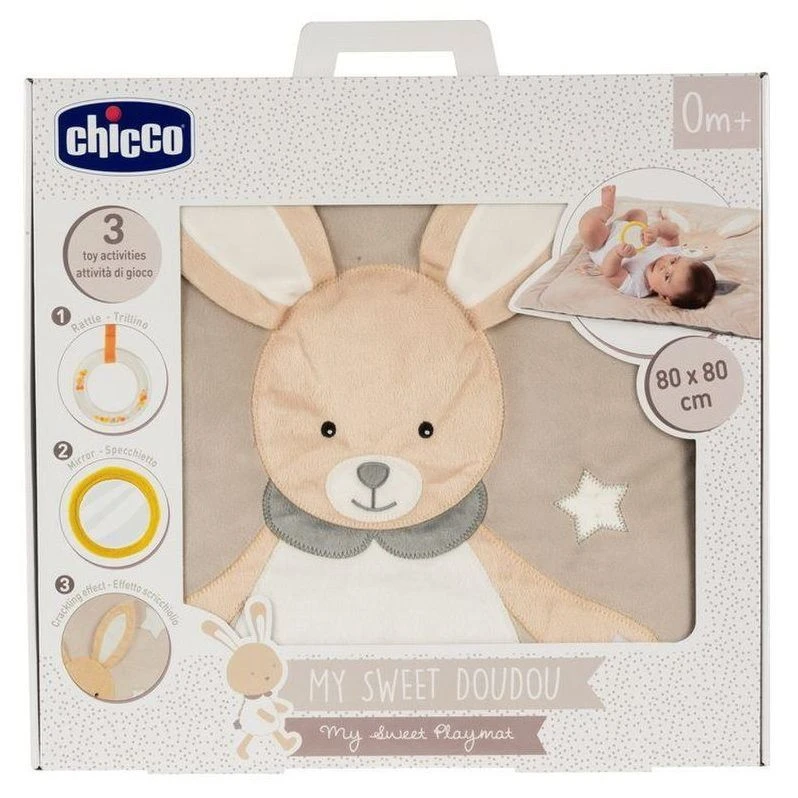 Chicco My Sweet Doudou Konijn Speelkleed 00010205000000 Chicco My Sweet Doudou Konijn Speelkleed 00010205000000 -babybenodigdheden