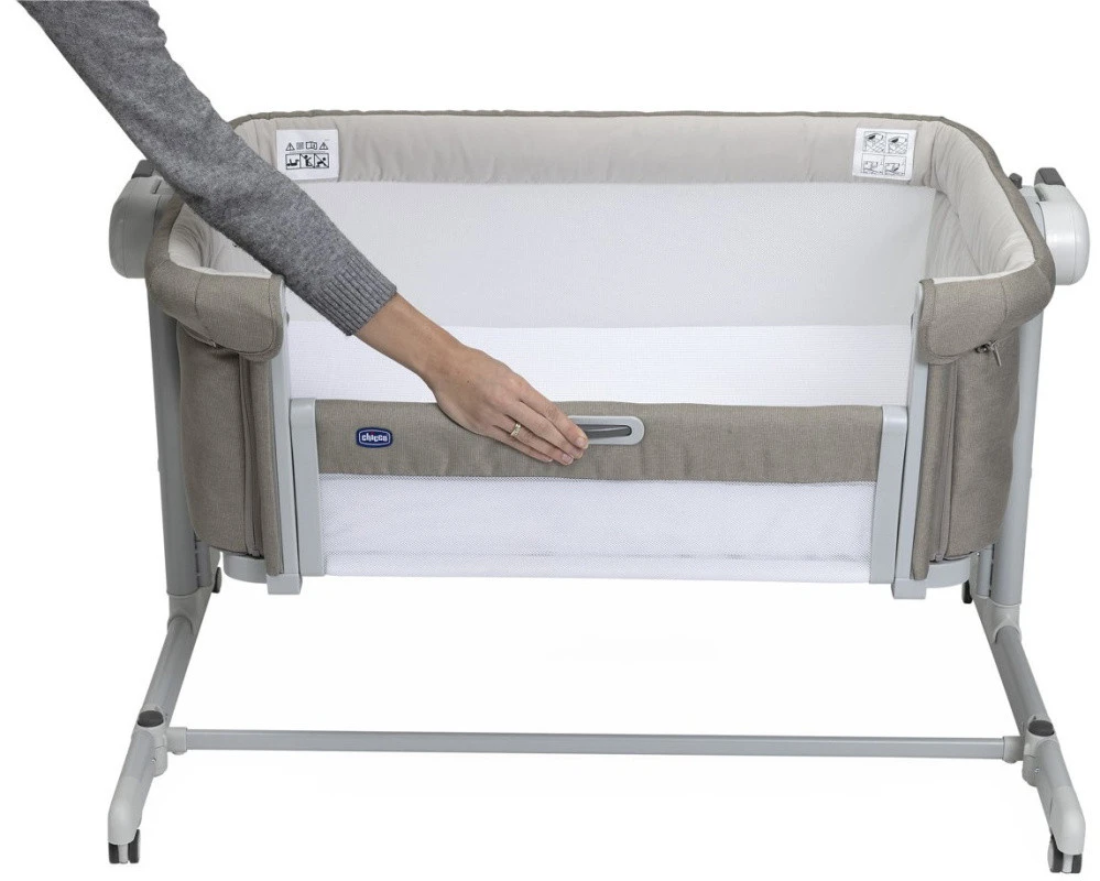 Chicco Next2Me Magic Evo Desert Taupe Wieg Aan Bed 5087041250000 -babybenodigdheden