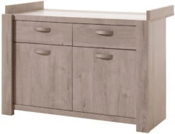 Meegroei Babykamer Amalia Grijs: Meegroei Ledikant En Commode -babybenodigdheden commode amalia grijs 2