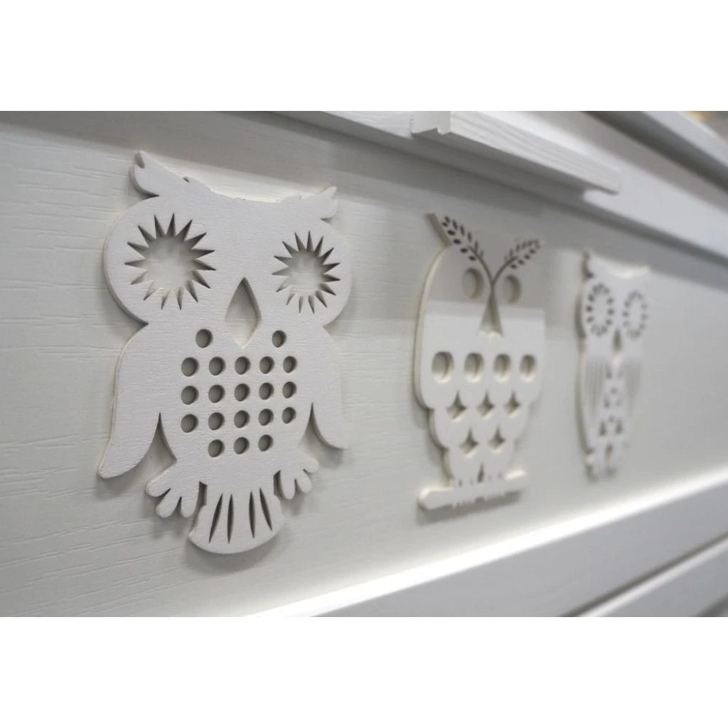 Ledikant Uil Wit 60x120 cm Ledikant Uil Wit 60x120 Cm -babybenodigdheden detailuil147446115157e27ddf3306f 4 1