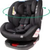 Ding Cruz Black 360° Isofix Autostoel 0-36kg DI-101919 -babybenodigdheden di 101919 ding cruz black arrow 1