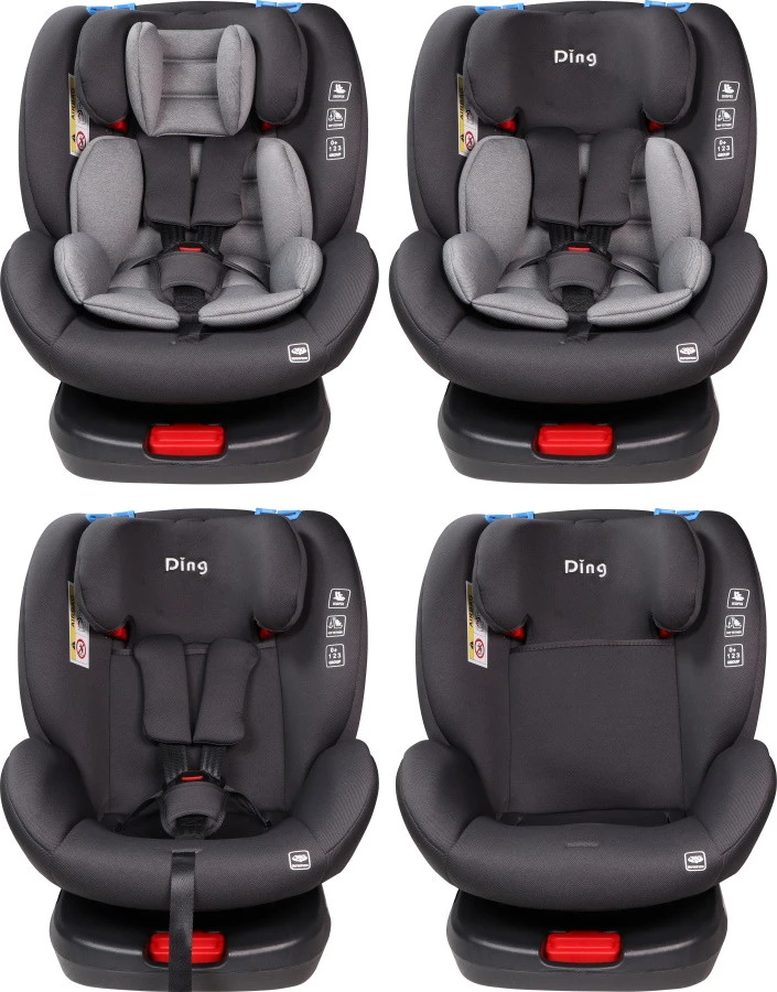 Ding Cruz Dark Grey 360° Isofix Autostoel 0-36kg DI-101920 Ding Cruz Dark Grey 360° Isofix Autostoel 0-36kg DI-101920 -babybenodigdheden di 101920 ding cruz dark grey 4options