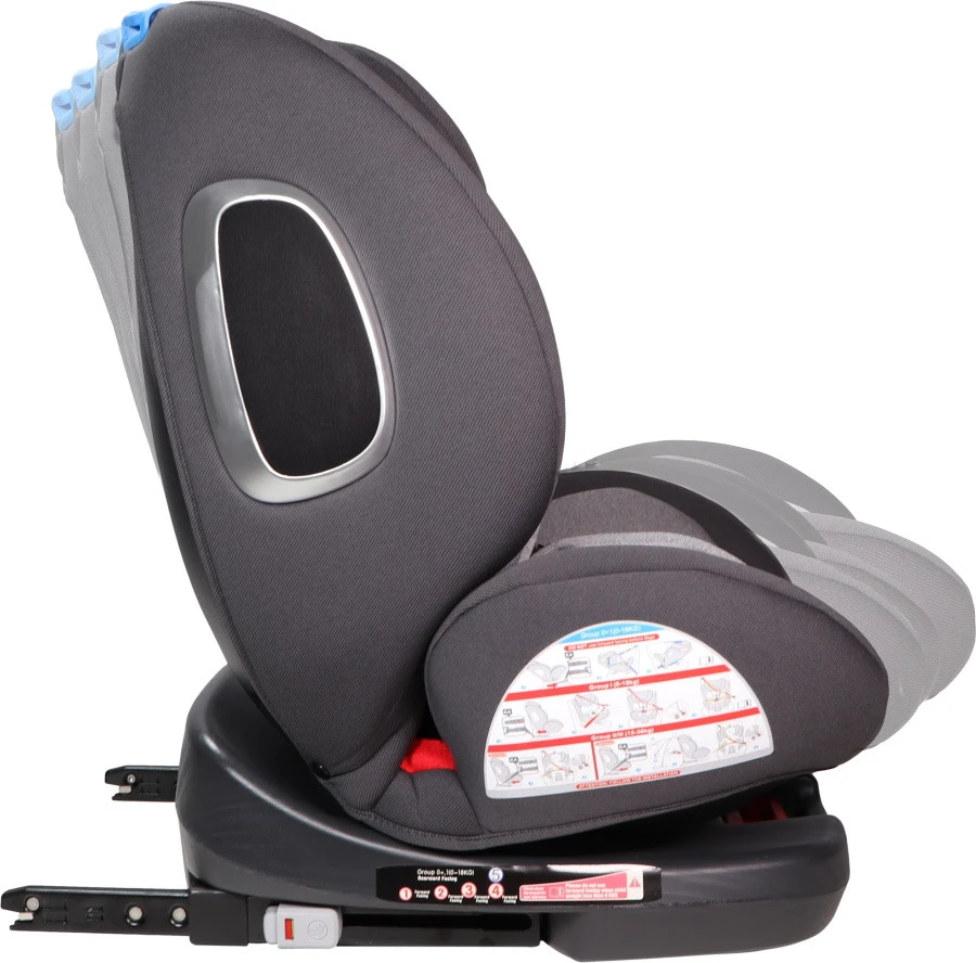 Ding Cruz Dark Grey 360° Isofix Autostoel 0-36kg DI-101920 Ding Cruz Dark Grey 360° Isofix Autostoel 0-36kg DI-101920 -babybenodigdheden di 101920 ding cruz dark grey 4positions