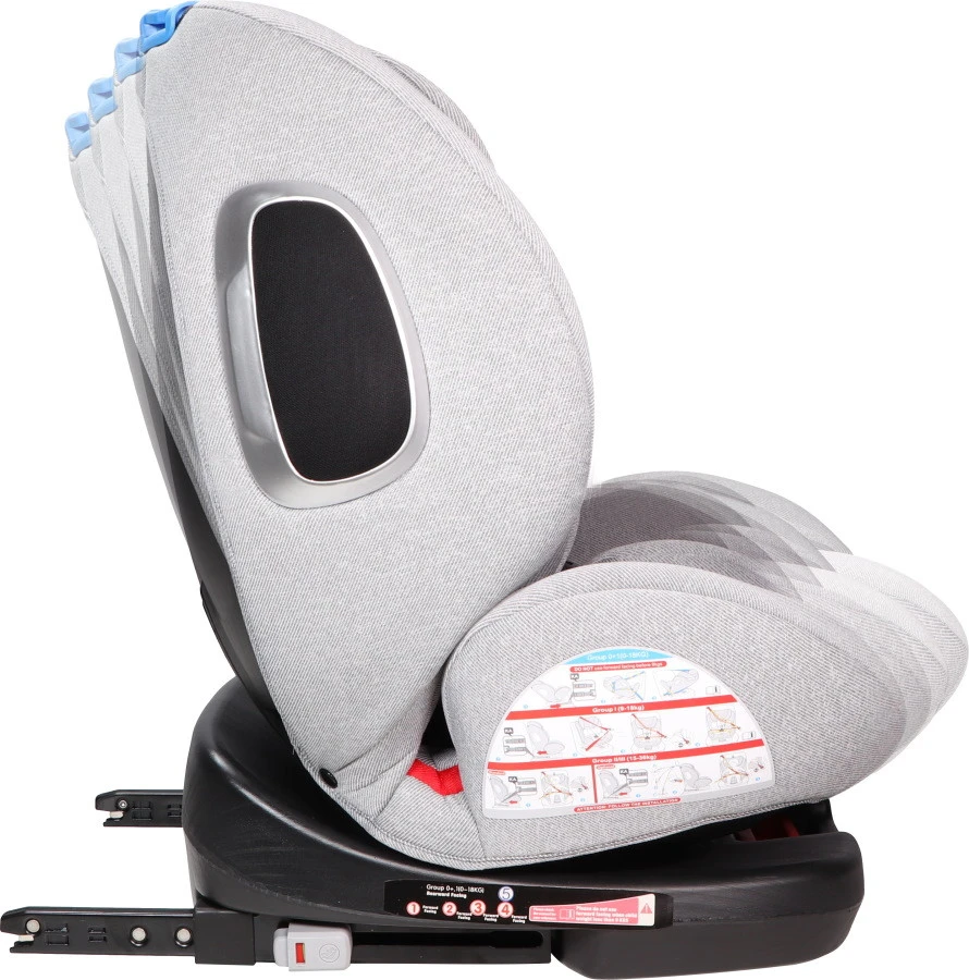 Ding Cruz Light Grey 360° Isofix Autostoel 0-36kg DI-101921 Ding Cruz Light Grey 360° Isofix Autostoel 0-36kg DI-101921 -babybenodigdheden di 101921 ding cruz light grey 4positions