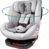Ding Cruz Light Grey 360° Isofix Autostoel 0-36kg DI-101921 -babybenodigdheden di 101921 ding cruz light grey arrow