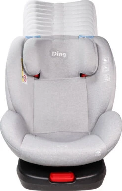 Ding Cruz Light Grey 360° Isofix Autostoel 0-36kg DI-101921 4 Ding Cruz Light Grey 360° Isofix Autostoel 0-36kg DI-101921 -babybenodigdheden di 101921 ding cruz light grey positions