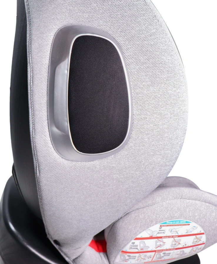 Ding Cruz Light Grey 360° Isofix Autostoel 0-36kg DI-101921 Ding Cruz Light Grey 360° Isofix Autostoel 0-36kg DI-101921 -babybenodigdheden di 101921 ding cruz light grey side protection system