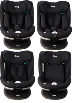 Ding Mace Black 360° I-Size Autostoel 0-36kg DI-111916 -babybenodigdheden di 111916 ding mace black 05