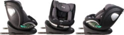 Ding Mace Black/Grey 360° I-Size Autostoel 0-36kg DI-111917 -babybenodigdheden di 111917 ding mace black grey 03