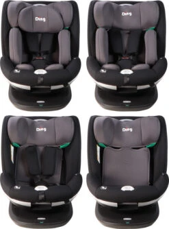 Ding Mace Black/Grey 360° I-Size Autostoel 0-36kg DI-111917 -babybenodigdheden di 111917 ding mace black grey 05