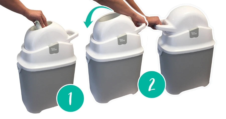 DiaperChamp ONE Light Green Luieremmer 2109 DiaperChamp ONE Light Green Luieremmer 2109 -babybenodigdheden diaperchamp one luieremmer 4