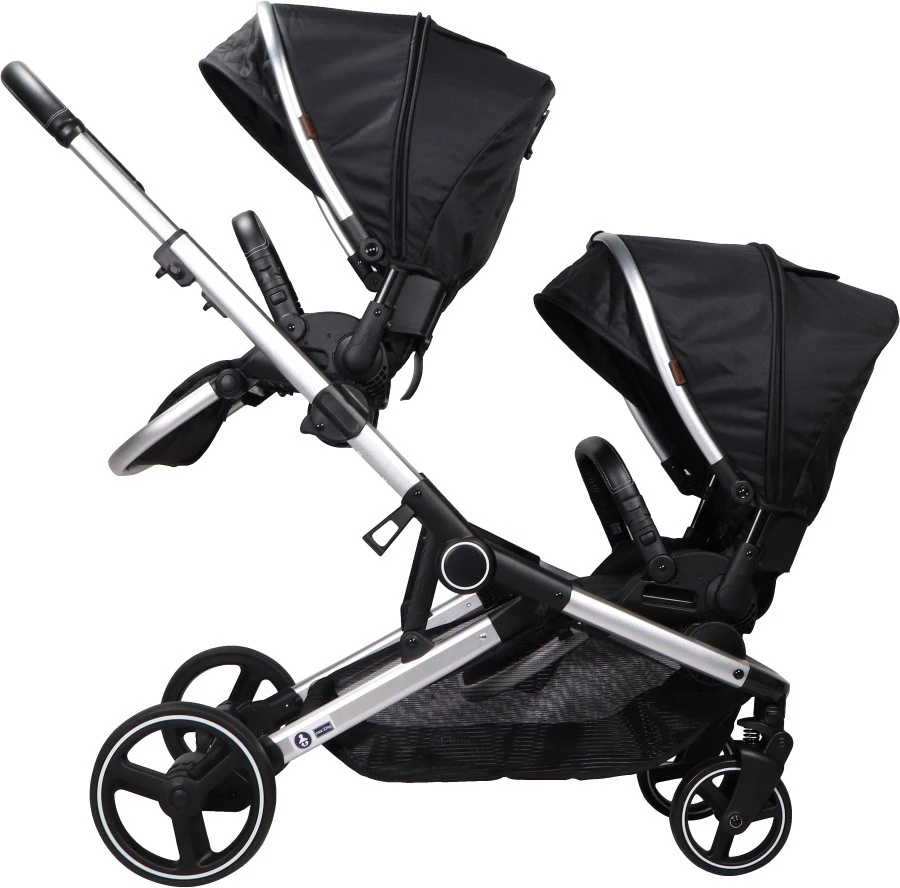 Ding Amigo Black/Silver Tweeling Kinderwagen incl. 2 Autostoelen DI-191710 Ding Amigo Black/Silver Tweeling Kinderwagen Incl. 2 Autostoelen DI-191710 -babybenodigdheden ding amigo black silver tweeling kinderwagen incl. 2 autostoelen di 191710 8 1