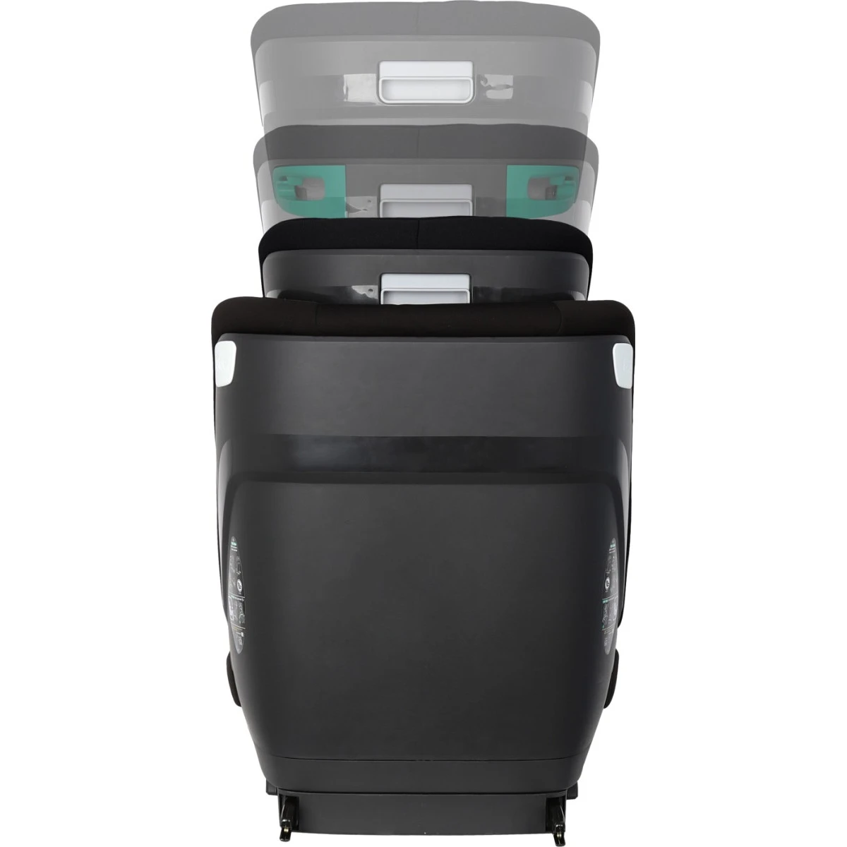 Ding Aron Black i-Size Autostoel 15-36 kg DI-111920 Ding Aron Black I-Size Autostoel 15-36 Kg DI-111920 -babybenodigdheden ding aron black i size di 111920 07positions 1