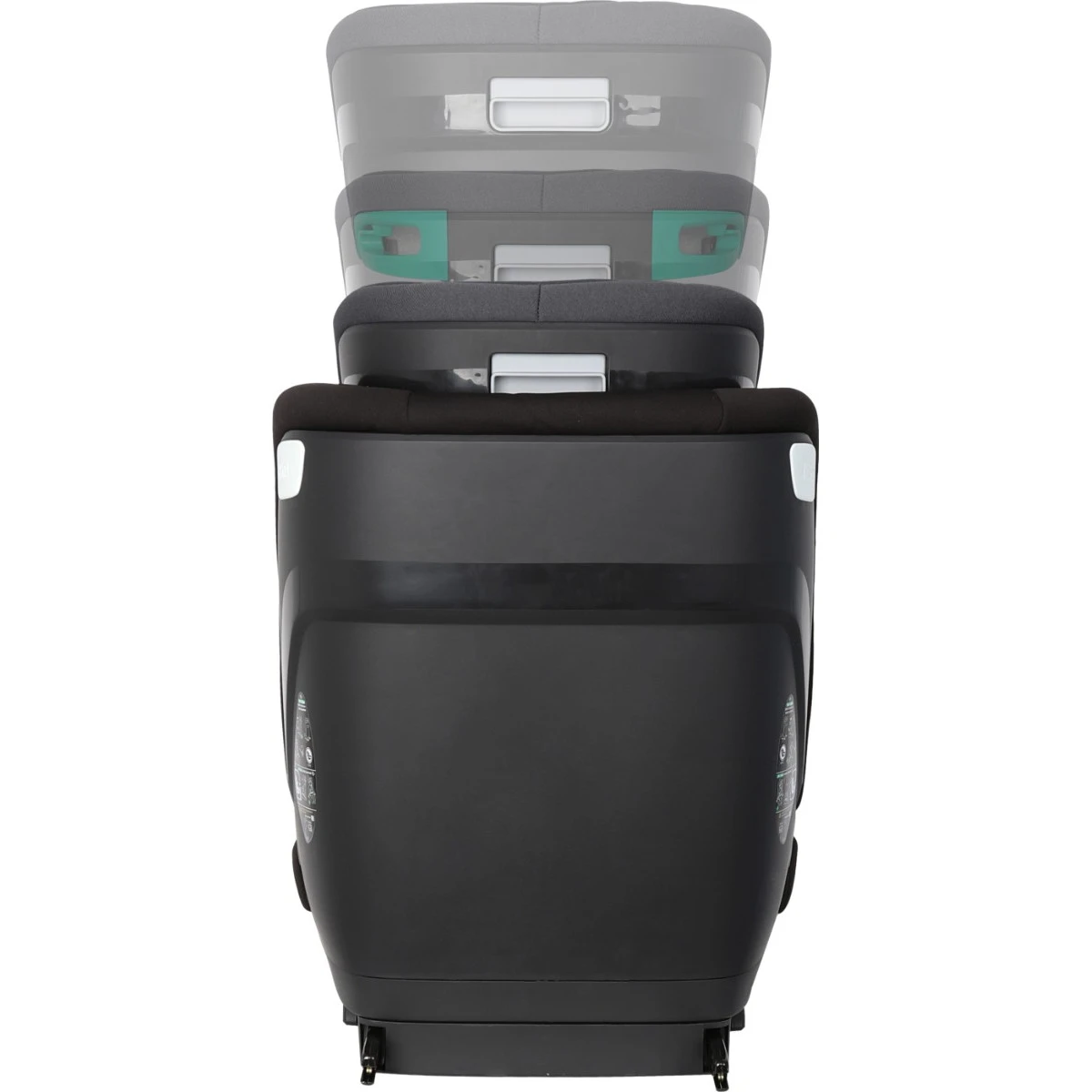 Ding Aron Grey i-Size Autostoel 15-36 kg DI-111921 Ding Aron Grey I-Size Autostoel 15-36 Kg DI-111921 -babybenodigdheden ding aron grey i size di 111921 07positions