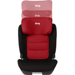 Ding Aron Red I-Size Autostoel 15-36 Kg DI-111923 -babybenodigdheden ding aron red i size di 111923 11positions