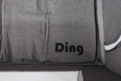 Ding Stripe Grey Melange Deluxe Campingbed DI-271804 12 Ding Stripe Grey Melange Deluxe Campingbed DI-271804 -babybenodigdheden ding campingbed deluxe grey logo2k
