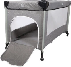 Ding Stripe Grey Melange Deluxe Campingbed DI-271804 11 Ding Stripe Grey Melange Deluxe Campingbed DI-271804 -babybenodigdheden ding campingbed deluxe grey luik04k