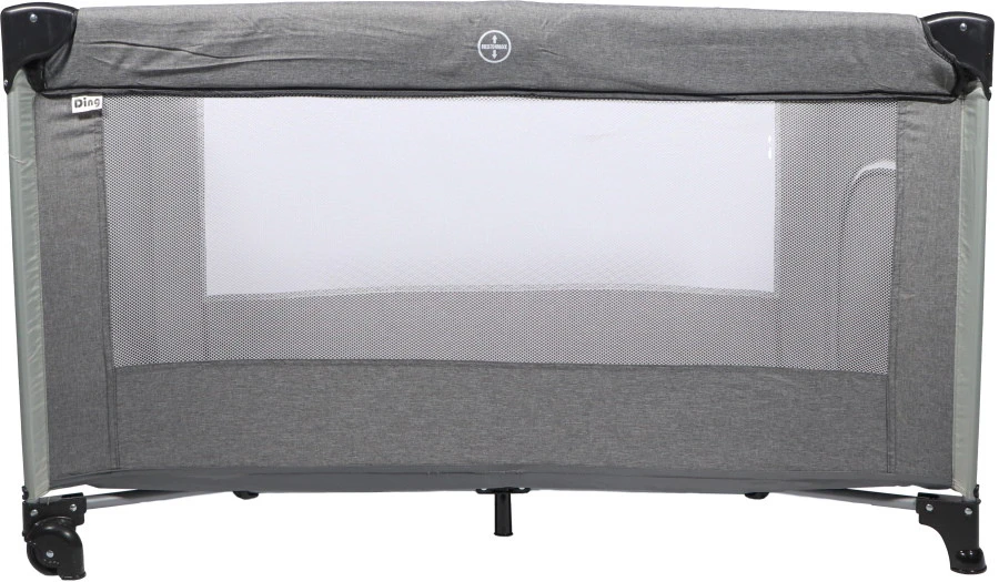 Ding Stripe Grey Melange Deluxe Campingbed DI-271804 Ding Stripe Grey Melange Deluxe Campingbed DI-271804 -babybenodigdheden