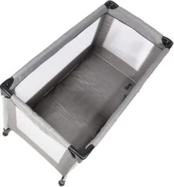 Ding Stripe Grey Melange Campingbed DI-271803 4 Ding Stripe Grey Melange Campingbed DI-271803 -babybenodigdheden ding campingbed grey bovenkantk