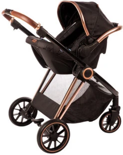 Ding Fenix Black/Rose Autostoel 0-13kg 5 Ding Fenix Black/Rose Autostoel 0-13kg -babybenodigdheden ding fenix black rose kinderwagen incl. autostoel 2 1 1