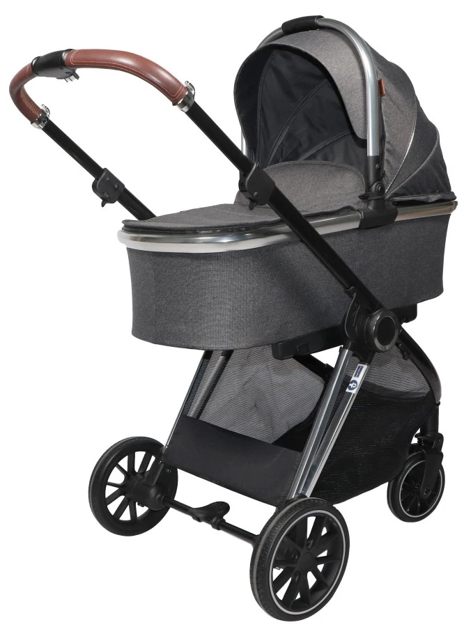 Ding Fenix Grey/Silver Kinderwagen DI-191703 Ding Fenix Grey/Silver Kinderwagen DI-191703 -babybenodigdheden