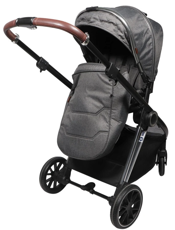 Ding Fenix Grey/Silver Kinderwagen DI-191703 Ding Fenix Grey/Silver Kinderwagen DI-191703 -babybenodigdheden