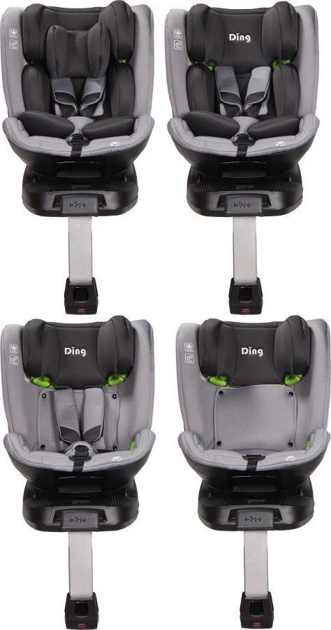 Ding Troy Black/Grey 360° i-Size Autostoel 0-36 kg DI-101923 Ding Troy Black/Grey 360° I-Size Autostoel 0-36 Kg DI-101923 -babybenodigdheden ding troy black grey 40 130 cm i size car seat 05