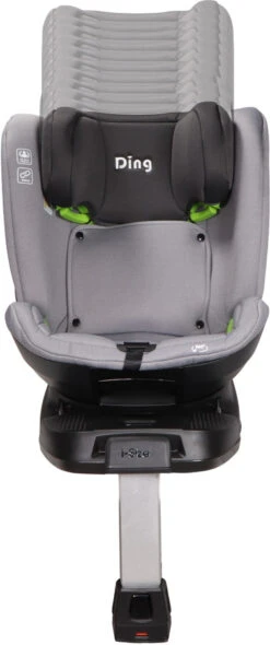 Ding Troy Black/Grey 360° I-Size Autostoel 0-36 Kg DI-101923 5 Ding Troy Black/Grey 360° I-Size Autostoel 0-36 Kg DI-101923 -babybenodigdheden ding troy black grey 40 130 cm i size car seat 06