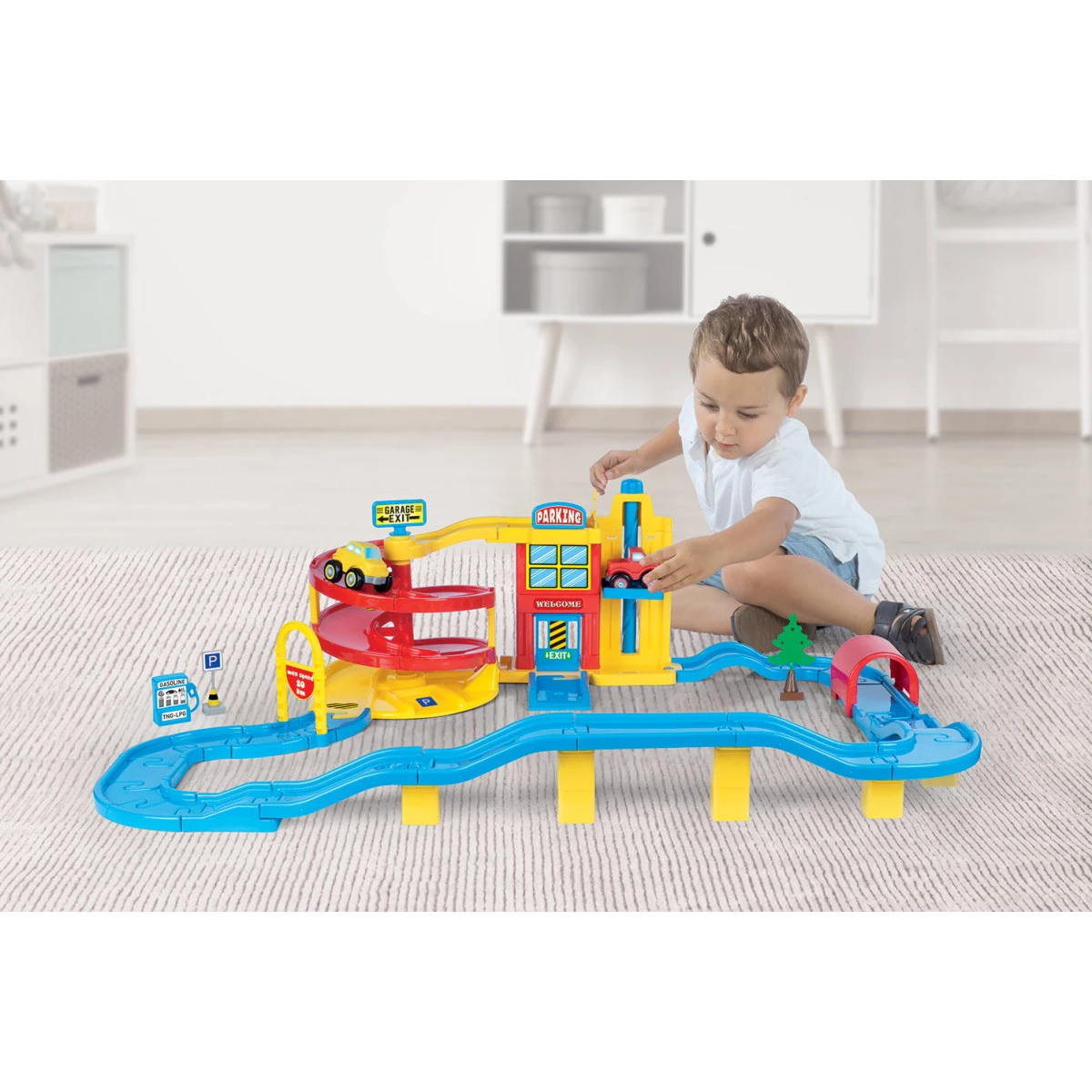 Dolu Big Parkeergarage Speelset 5154 Dolu Big Parkeergarage Speelset 5154 -babybenodigdheden dolu big garage speelset 2