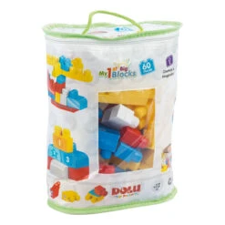 Dolu My First 60 Stuks Gekleurde Blokken 5019 -babybenodigdheden dolu my first 60 stuks gekleurde blokken 5019 1 1