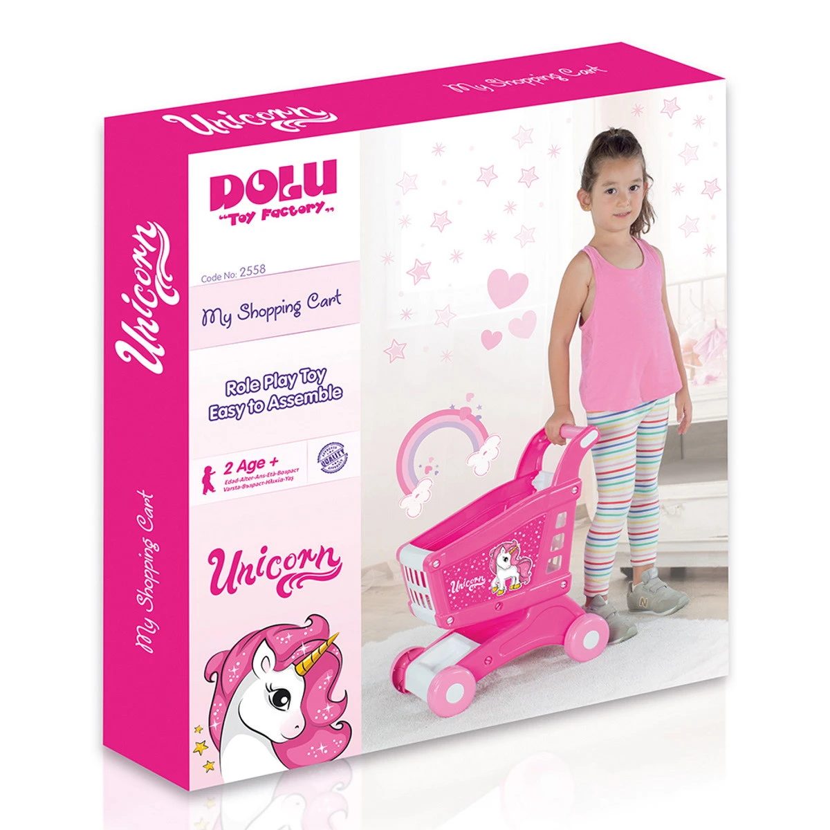 Dolu Unicorn Winkelwagentje 2558 Dolu Unicorn Winkelwagentje 2558 -babybenodigdheden dolu unicorn winkelwagentje 2558 5