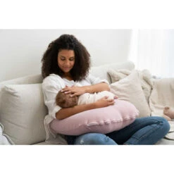 Doomoo Pink Opblaasbaar Voedingskussen NAP02 -babybenodigdheden doomoo pink opblaasbaar voedingskussen nap02 1