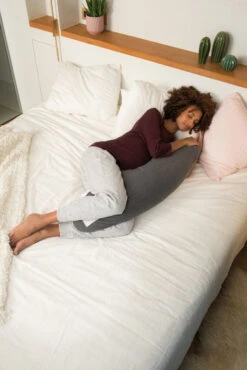 Doomoo Sleepy Flower Grey Zwangerschapskussen SL04 5 Doomoo Sleepy Flower Grey Zwangerschapskussen SL04 -babybenodigdheden doomoo sleepy flower grey zwangerschapskussen sl04 1 1920x1920