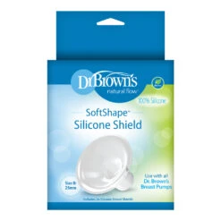 Dr. Brown's Dr Brown's Softshape Maat B Siliconen Borstschild 2 Stuks BF104 -babybenodigdheden dr brown s softshape siliconen borstschild 2 stuks 2 1