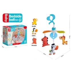 Eco Toys Blue Babymobiel Kinderwagen Speelgoed HC527701 -babybenodigdheden eco toys animals muziekmobiel 3