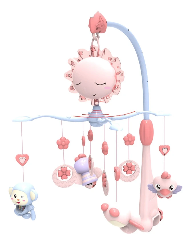 Eco Toys Flower Valley Roze Muziekmobiel HC409690 Eco Toys Flower Valley Roze Muziekmobiel HC409690 -babybenodigdheden eco toys flower valley roze muziekmobiel hc409690 1