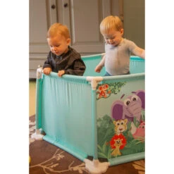 Eco Toys Jungle Turquoise Box En Ballenbak CH51012D -babybenodigdheden eco toys jungle turquoise box en ballenbak ch51012d 01