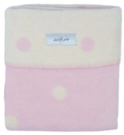 Zaffiro Ecru & Roze Gestipt 100 X 150 Cm Ledikantdeken 15274 5 Zaffiro Ecru & Roze Gestipt 100 X 150 Cm Ledikantdeken 15274 -babybenodigdheden ecrurozestippendeken 4