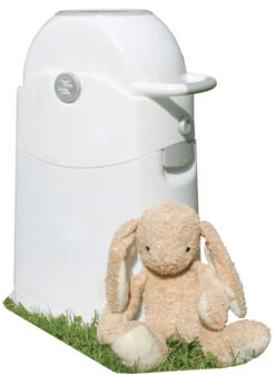 Luieremmer DiaperChamp Medium Silver 4021 4 Luieremmer DiaperChamp Medium Silver 4021 -babybenodigdheden emmer konijn1 1